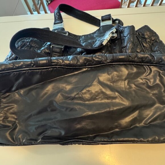 Betsey Johnson Betseyville Purse/Handbag Quilted Black Heart Print - Picture 5 of 9